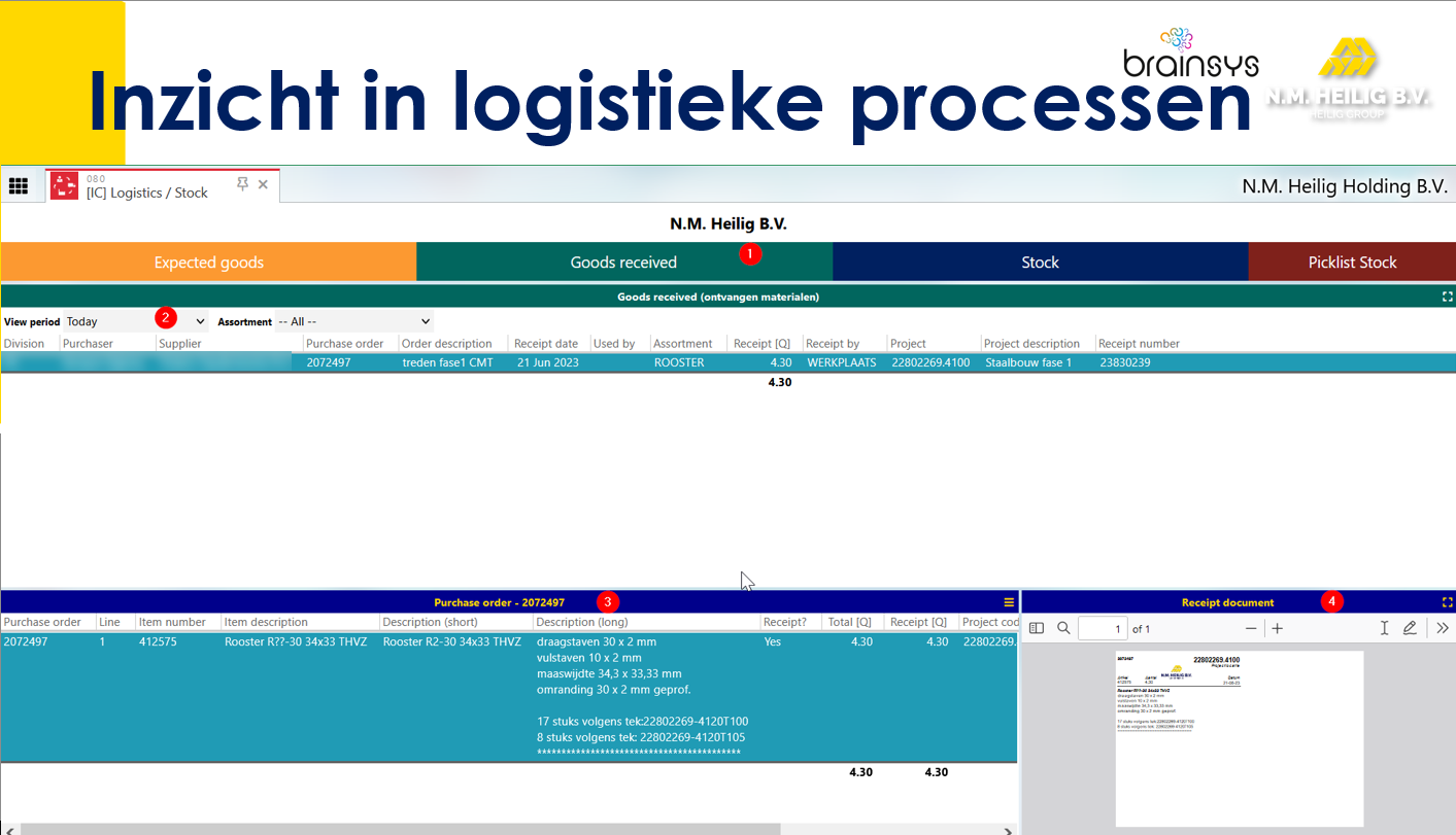 Inzicht in Logistieke Processen